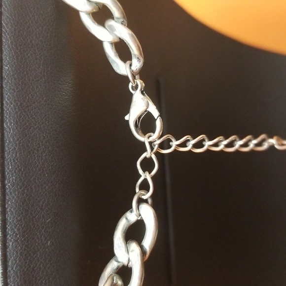 Boho necklace choker silver - Picture 5 of 5